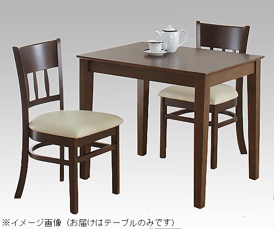 アズワン ダイニングテーブル （850×650×695mm/ライトブラウン） 4125 1台（ご注文単位1台）【直送品】