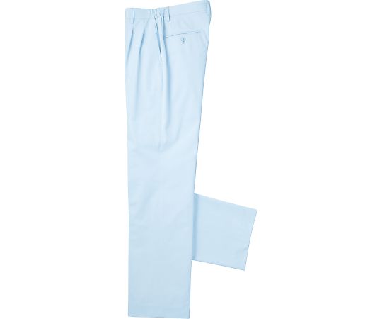 KAZEN メンズスラックス サックス L 257-21 L 1枚（ご注文単位1枚）【直送品】