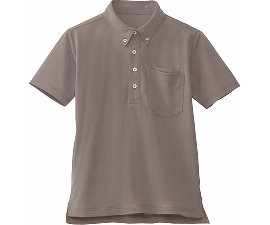 WHISEL(自重堂) 半袖BDポロシャツ ブラウン M WH90618 1枚(ご注文単位1枚)【直送品】