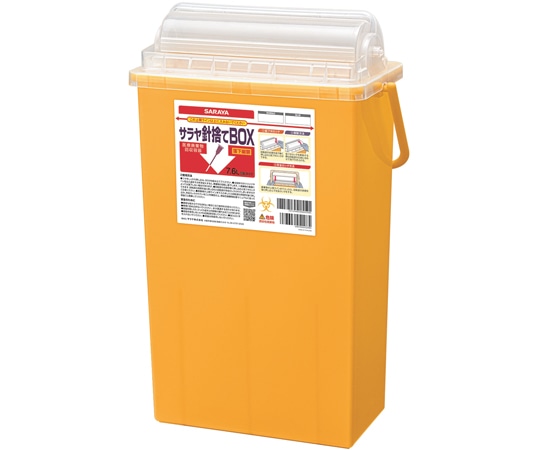 サラヤ 針捨てBOX 7.6L 回転タイプ 12個入 45298 1ケース(ご注文単位1ケース)【直送品】