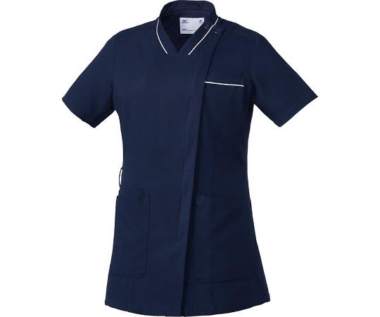 ミズノ スクラブ【女性用】 ネイビー M MZ0217-C5 1枚（ご注文単位1枚）【直送品】