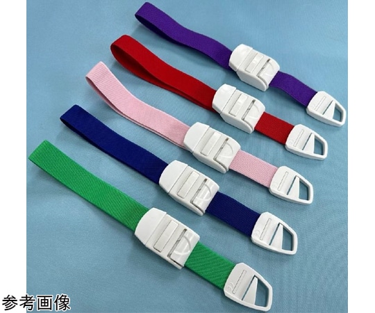 三恵 エコノミーワンタッチ式駆血帯 レッド 10個入  1セット（ご注文単位1セット）【直送品】