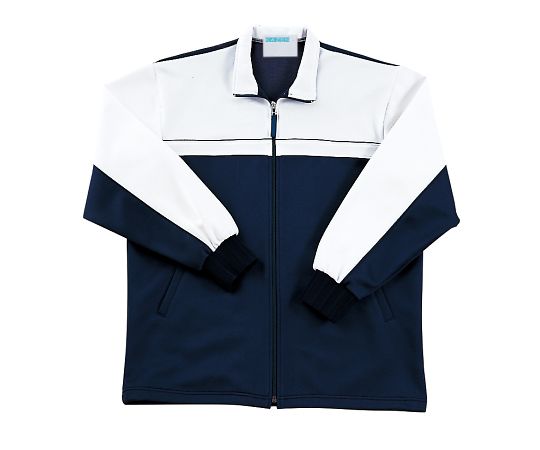 KAZEN ケアジャケット ネイビー L 241-31 L 1枚（ご注文単位1枚）【直送品】