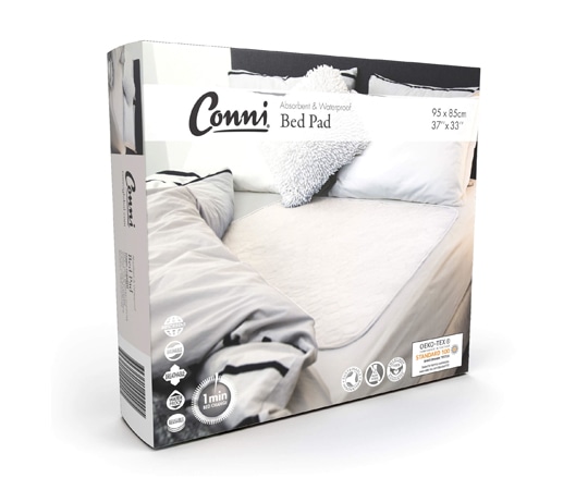 Conni メイト・ベッドパッド ホワイト CCD-085095-25-1WH 1枚（ご注文単位1枚）【直送品】