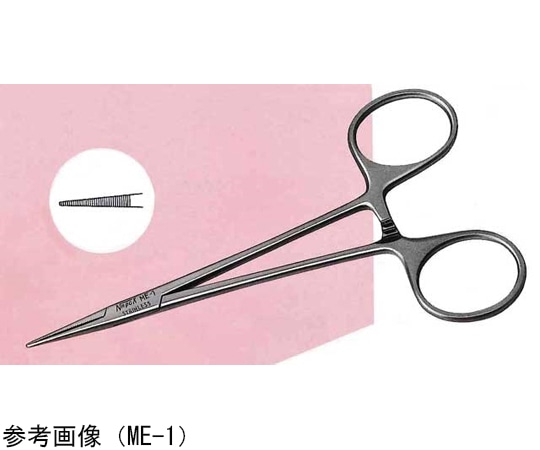 Leprex マイクロ鉗子 直型 120mm LME-1 1個(ご注文単位1個)【直送品】