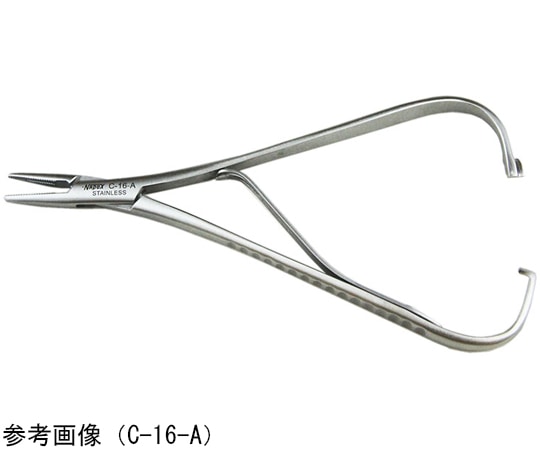 NAPOX マッチュー持針器 200mm C-16-A-200 1個（ご注文単位1個）【直送品】
