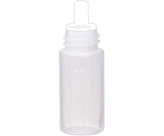 金鵄製作所 白長型 本体丈 5mL【キンシ製プロ点眼用】<フタ等は付属しません> 100個入 D031U-00000 1袋(ご注文単位1袋)【直送品】