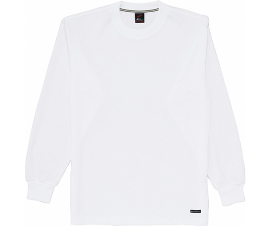 WHISEL(自重堂) 長袖Tシャツ ホワイト 5L 85224 1枚(ご注文単位1枚)【直送品】