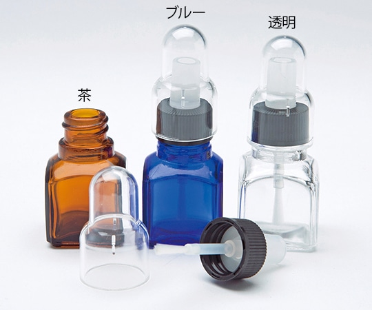 堀内製作所 ネジ付き薬瓶ハケ 茶 G-05 1個(ご注文単位1個)【直送品】