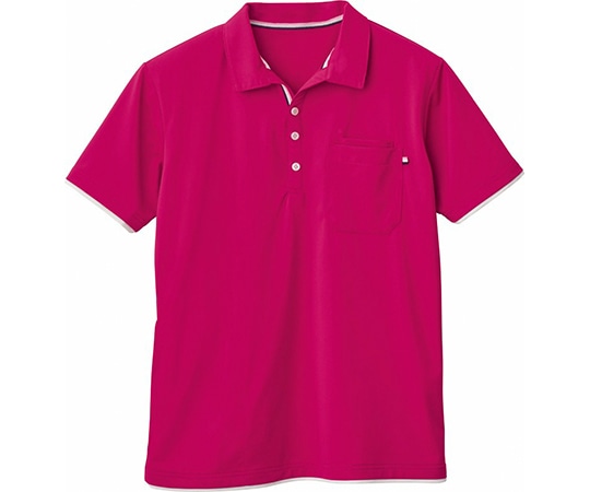 WHISEL（自重堂） 半袖ポロシャツ ワイン L WH90718 1枚（ご注文単位1枚）【直送品】