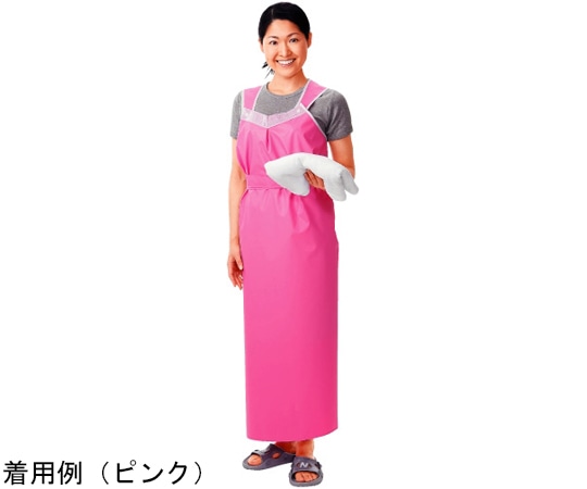 ピジョン 軽やか介助用エプロン ロングタイプ 女性用 ピンク 1005906 1枚(ご注文単位1枚)【直送品】