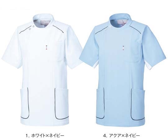 ルコックスポルティフ メンズジャケット 4 アクア×ネイビー EL UQM1103 1枚（ご注文単位1枚）【直送品】