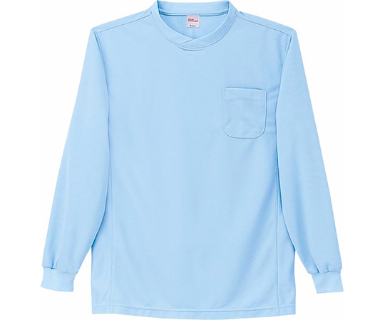 WHISEL(自重堂) 長袖Tシャツ サックス 4L 47674 1枚(ご注文単位1枚)【直送品】