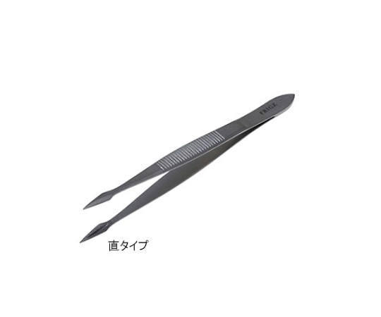 日本フリッツメディコ ハンター ピンセット 10.5cm 直 A049-0762 1本(ご注文単位1本)【直送品】