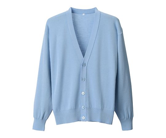 ディーフェイズ 抗ピルメンズカーディガン サックス S D2001 1枚（ご注文単位1枚）【直送品】