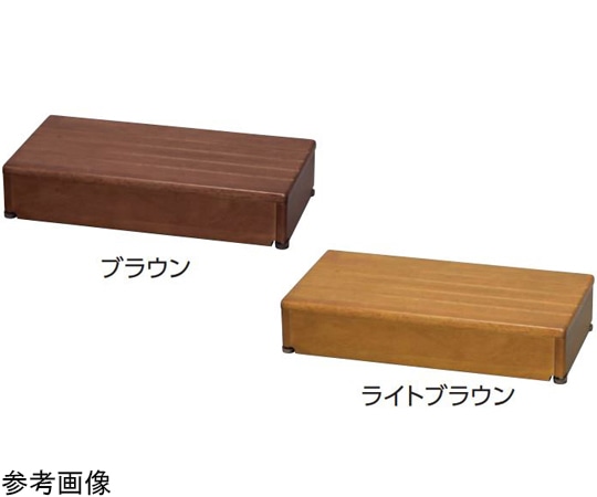アロン化成 木製玄関台60W-30-1段 ライトブラウン 535-566 1個（ご注文単位1個）【直送品】