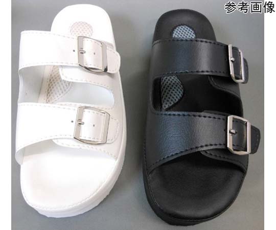 山一 メンズ コンフォートサンダル ブラック M 65BKM 1足(ご注文単位1足)【直送品】