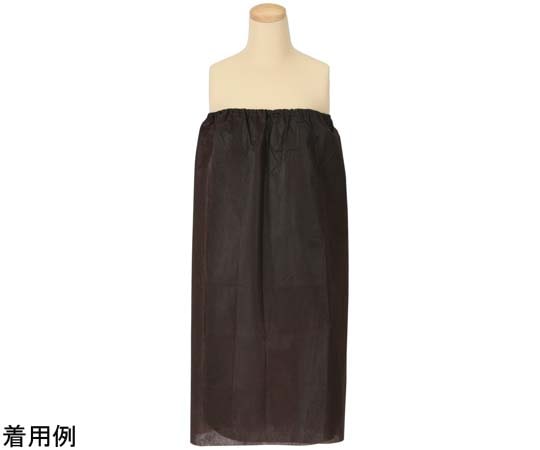 ビー・エイチ ペーパーガウン ブラウン 1袋（50枚入）  1袋（ご注文単位1袋）【直送品】