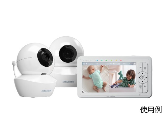 ベビーセンスジャパン こども用見守りカメラ&高画質ベビーモニター HDS2 1セット（ご注文単位1セット）【直送品】