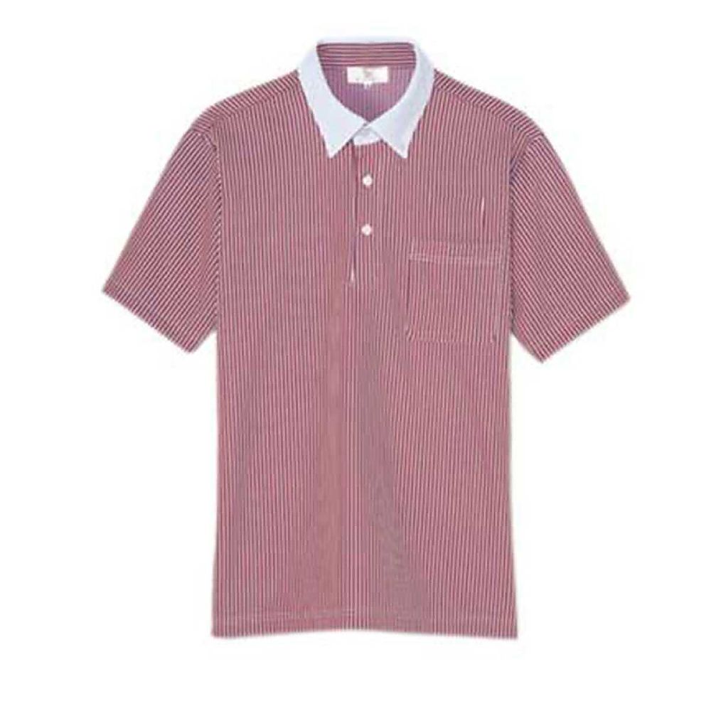 KIRAKU（トンボ） ニットシャツ ワイン M（身丈68cm） CR205-18 M 1枚（ご注文単位1枚）【直送品】