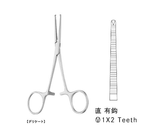 ジェイ・シー・ティ コッヘル止血鉗子 デリケート JB13-1202 1個（ご注文単位1個）【直送品】