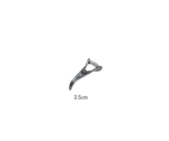 日本フリッツメディコ ブルドック血管鉗子 3.5cm 強弯 V232-1332 1個（ご注文単位1個）【直送品】