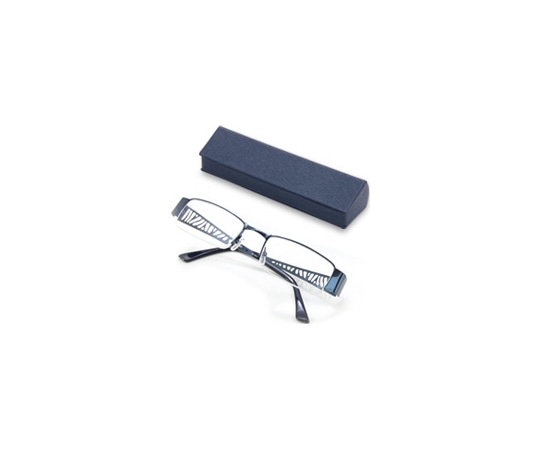池田レンズ工業 老眼鏡 ブルー 眼鏡ケース付き +2.5 SG-04BL 1個（ご注文単位1個）【直送品】