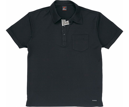 WHISEL（自重堂） 半袖ポロシャツ ブラック EL 85214 1枚（ご注文単位1枚）【直送品】
