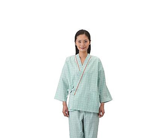 住商モンブラン 患者衣（上衣・男女兼用） 59-463 グリーンS 59-463 S 1枚（ご注文単位1枚）【直送品】