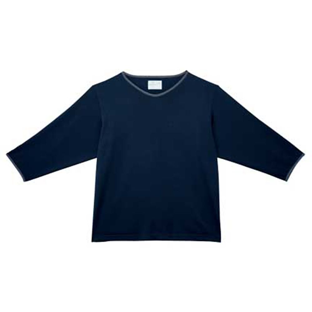 KIRAKU（トンボ） メンズ検診用シャツ ネイビー LL（身丈74cm） CR847-88 LL 1枚（ご注文単位1枚）【直送品】