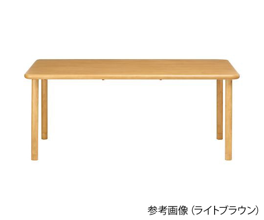 貞苅椅子製作所 天然木テーブル ブラウン 長方形 6人掛け A脚 TS1-K18090 BR 1台(ご注文単位1台)【直送品】