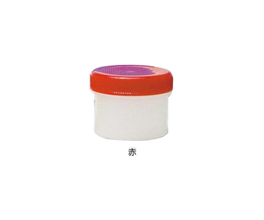 ケーエム化学 増量丸底プラツボ 未滅菌 6mL 赤 100個入  1袋（ご注文単位1袋）【直送品】
