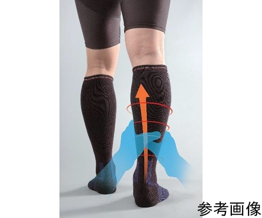 ダイヤ工業 D-LINEサポートソックス（ブラック）ロング Mサイズ  1足（ご注文単位1足）【直送品】
