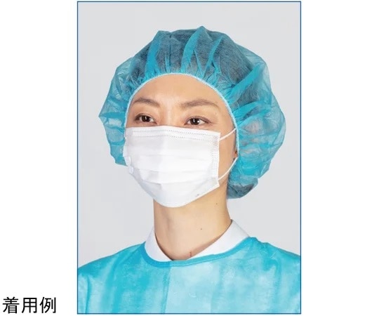 日昭産業 アルファキャップ AC-11 L ブルー 1セット（100枚×10箱入） 51516 1セット（ご注文単位1セット）【直送品】