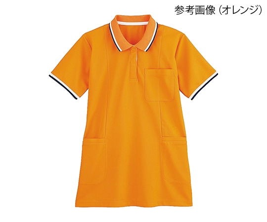 自重堂 半袖ロングポロシャツ レディース オレンジ M WH90338 1枚（ご注文単位1枚）【直送品】
