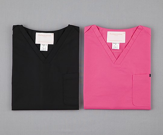 PANTONE（フォーク） スクラブ （男女兼用/右肩ホック式） チェリーピンク/L 7000SC L 1枚（ご注文単位1枚）【直送品】
