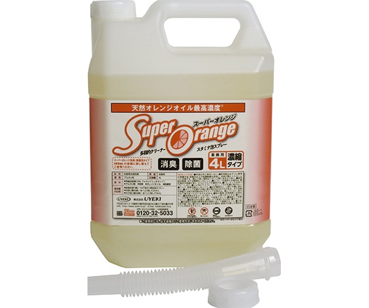 UYEKI(ウエキ) スーパーオレンジ消臭除菌泡タイプN業務用 4L 3個 14968909058306 1ケース(ご注文単位1ケース)【直送品】