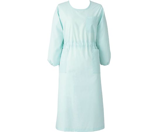 KAZEN 予防衣 七分袖 ミントグリーン L 140-32 L 1枚（ご注文単位1枚）【直送品】