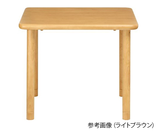 貞苅椅子製作所 天然木テーブル ライトブラウン 正方形 2人掛け A脚 TS1-K9090 LB 1台(ご注文単位1台)【直送品】