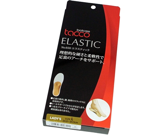 荒川産業 タコ エラスティック 女性用 L(24~24.5cm) 1足(ご注文単位1足)【直送品】