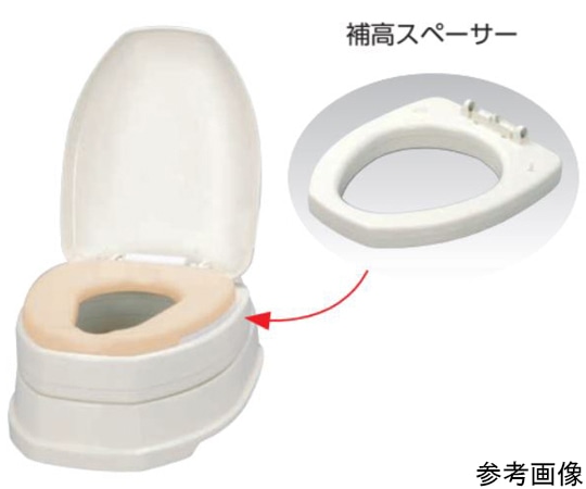 アロン化成 サニタリエースOD 両用式 ソフト便座 補高#5 アイボリー 871-015 1個（ご注文単位1個）【直送品】