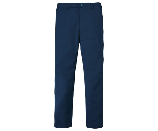 KAZEN メンズスリムストレートパンツ ネイビー LL YW37-8 LL 1枚（ご注文単位1枚）【直送品】