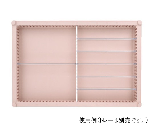 サカセ 仕切板Dセット トレー64-05タイプ（深さ5cm）用 帯電防止タイプ PD05-Dセット 1セット（ご注文単位1セット）【直送品】