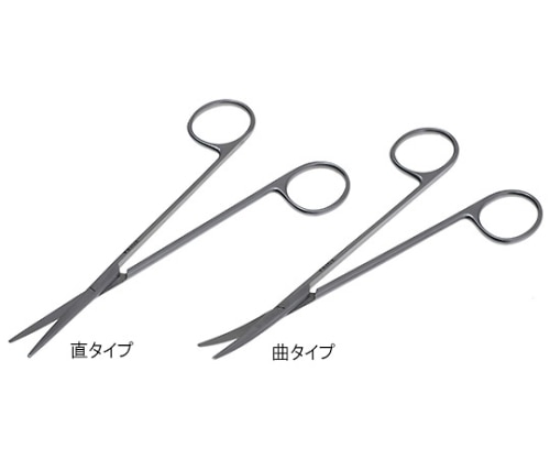 日本フリッツメディコ メッツェンバーム・フィノ剪刀 16cm 直 B032-0458 1個(ご注文単位1個)【直送品】