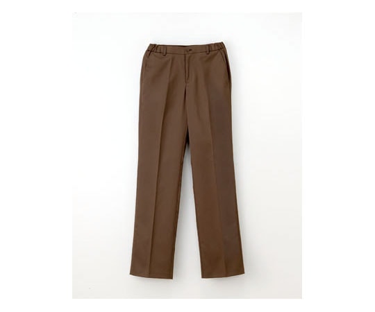 ナガイレーベン 男子パンツ ブラウン M YS2973 1枚（ご注文単位1枚）【直送品】