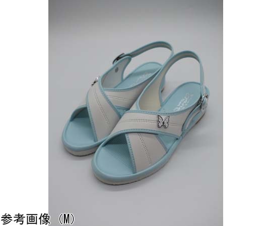 山一 消臭クロスサンダル ブルー LL 7602BLLL 1足(ご注文単位1足)【直送品】