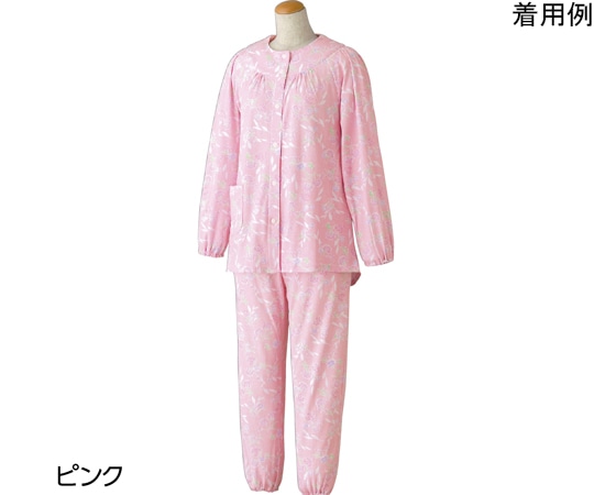 ケアファッション 婦人ホックパジャマ ピンク M 800171 1個（ご注文単位1個）【直送品】