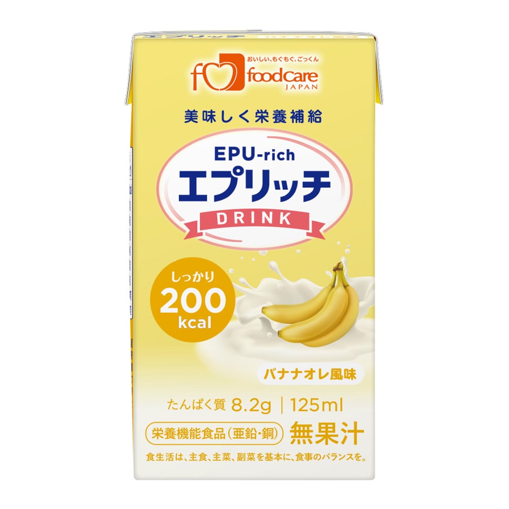 フードケア エプリッチドリンク バナナオレ風味 1箱（24本入） 1箱※軽 (ご注文単位1箱）【直送品】