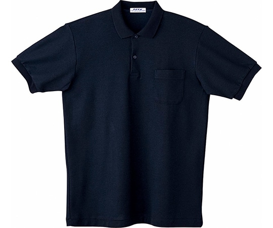 WHISEL（自重堂） 半袖ポロシャツ ブラック L 17 1枚（ご注文単位1枚）【直送品】