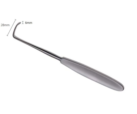 日本フリッツメディコ 靭帯鈎 19cm 6×28mm R190-190 1本（ご注文単位1本）【直送品】